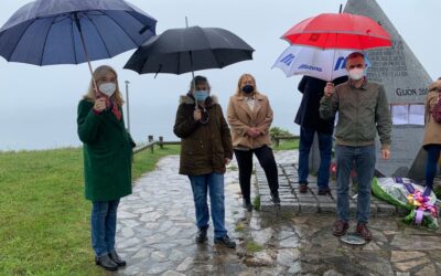 El PSOE de Gijón/Xixón participa en el aniversario de la liberación del Campo de Mauthausen y en el Homenaje a Rosario Acuña