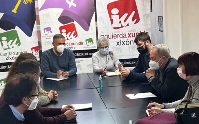 Reunión entre PSOE e IU Xixón para analizar la situación del Plan de Vías de Gijón/Xixón
