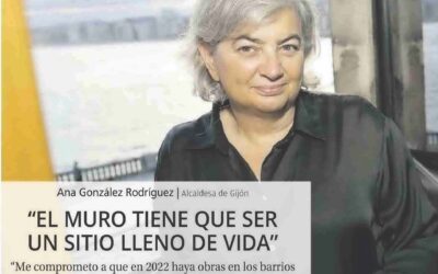 Entrevista con Ana González Rodríguez, alcaldesa de Gijón/Xixón, en el Anuario de La Nueva España